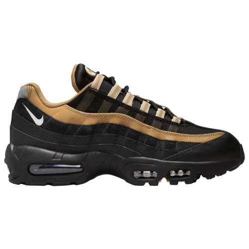 

Nike Mens Nike Air Max 95 Essential - Mens Running Shoes Black/Summit White/Elemental Gold Size 10.0