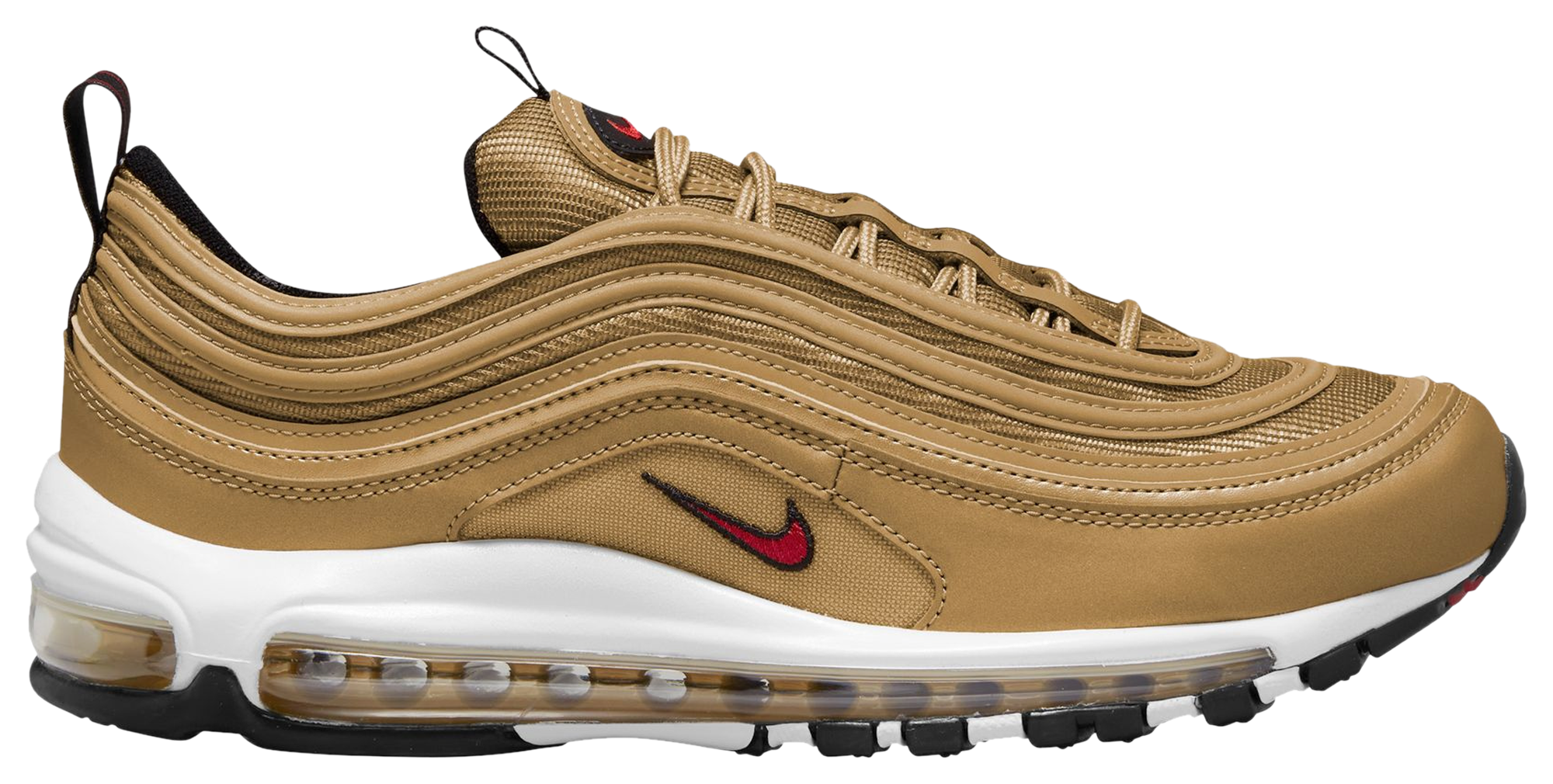 Nike air force 97 on sale gold