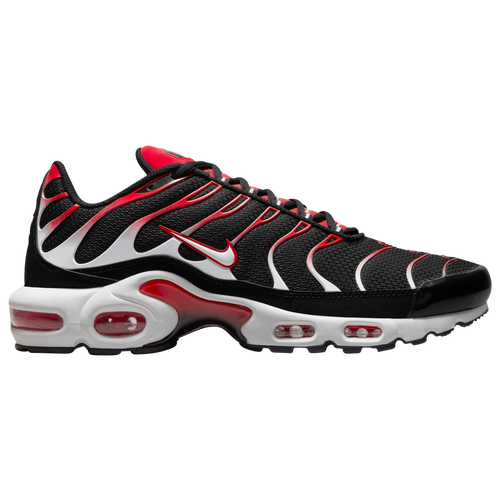 Nike Mens  Air Max Plus In Black/white/university Red