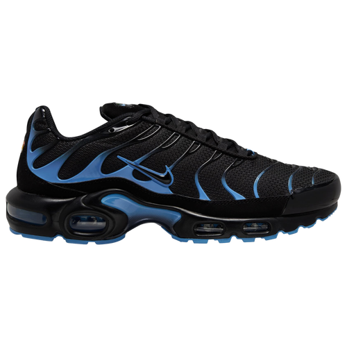 Nike Air Max Plus Sneakers In Black/black/university Blue