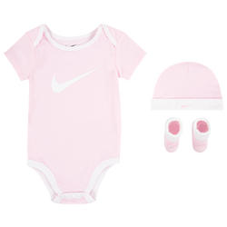 Girls' Infant - Nike Swoosh 3 Piece Box Set - Pink Foam