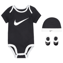 Boys' Infant - Nike Swoosh 3 Piece Box Set - White/Black