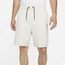 Nike Revival Tech Fleece Shorts - Men's White/Grey