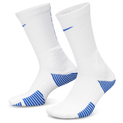 Adult - Nike Elite Cushion Crew Socks 1 Pair - White/Game Royal/Game Royal