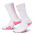 Nike Elite 2.0 Cushion Crew 1 Pair - Adult White/Hyper Pink/Wolf Grey