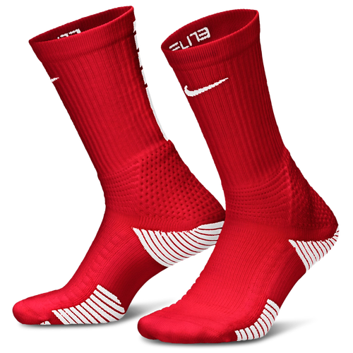 Nike Elite 2.0 Cushion Crew 1 Pair In Red