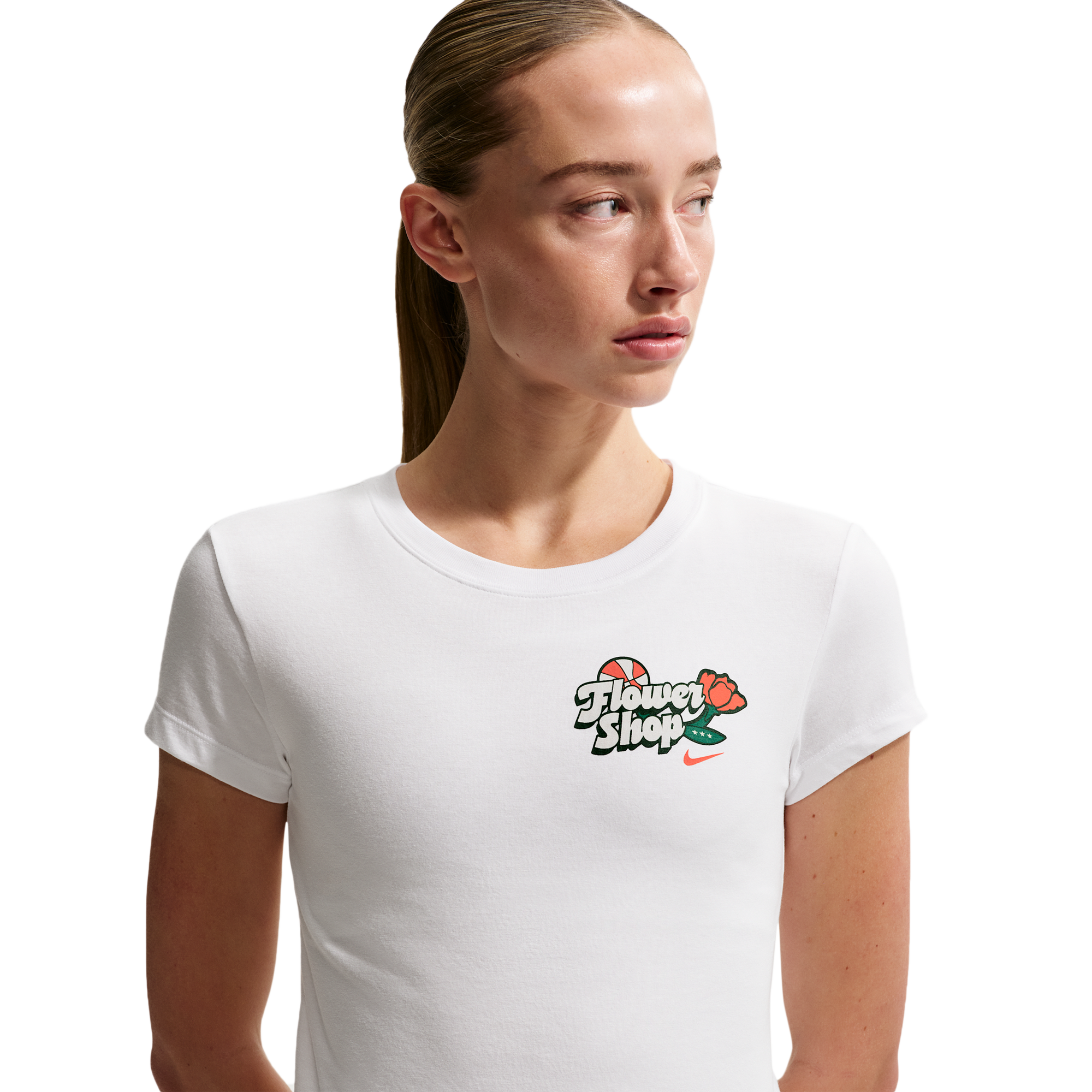 Nike Flower Shop Midcrop Tee - Women's | Foot Locker