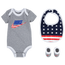 Nike Americana Bib, Bodysuit 3Pc Set - Boys' Infant Dk Gray Heather