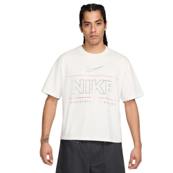 Men's - Nike SS Crop Crew T-Shirt BC - Red/Summit White
