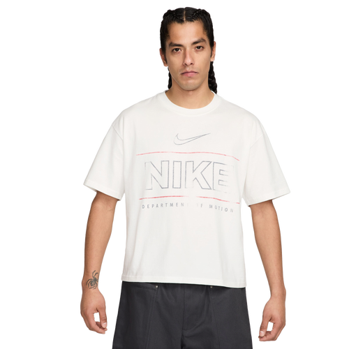MENS - Nike SS Crop Crew T-Shirt BC - Red/Summit White
