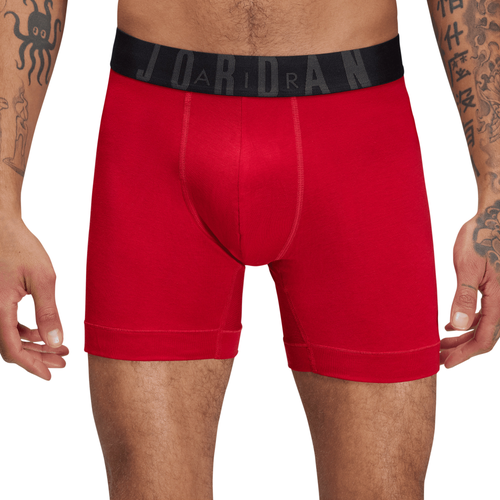 

Jordan Mens Jordan Flight Modal 3 Pack Boxer Briefs - Mens Gym Red/Black Size S