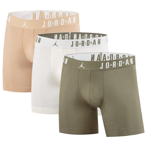  - Jordan Flight Cotton Core  3 Pack - Olive/Beige Grey