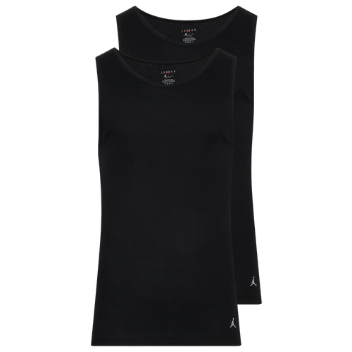 

Jordan Mens Jordan Flight Base Tank 2 Pack - Mens Black Size M