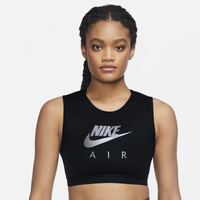 Nike Air Swoosh 1/2-Zip Women's Medium-Support 1-Piece Pad Sports