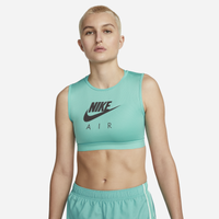 Nike Women's Air Swoosh Mockzip Sports Bra, Medium Impact