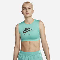 Women's - Nike Air Dri-FIT Swoosh HN Mesh Bra - Teal