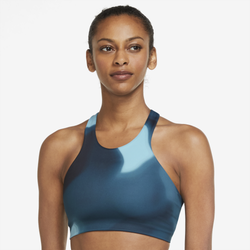Women's - Nike NY Dri-FIT Swoosh MD365 Bra - Teal