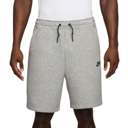 Men's - Nike Tech Fleece Shorts - Gray/Black