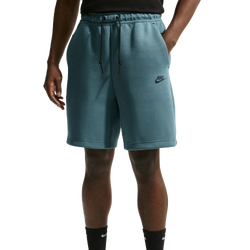 Men's - Nike Tech Fleece Shorts - Mineral Slate/Black