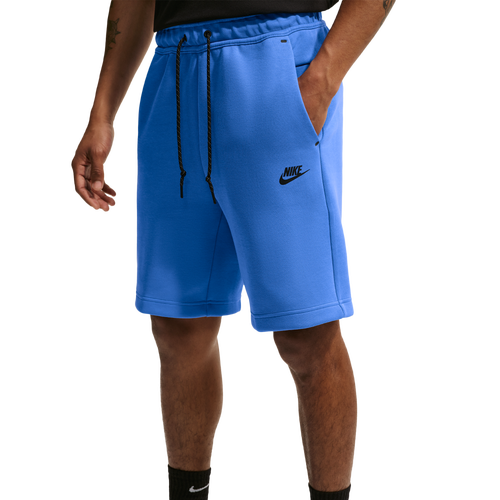 Nike Tech Fleece Shorts - Nike Black/Blue Crystal