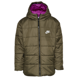 Women's - Nike Plus Size Repel Classic Hooded Jacket - Olive/Purple