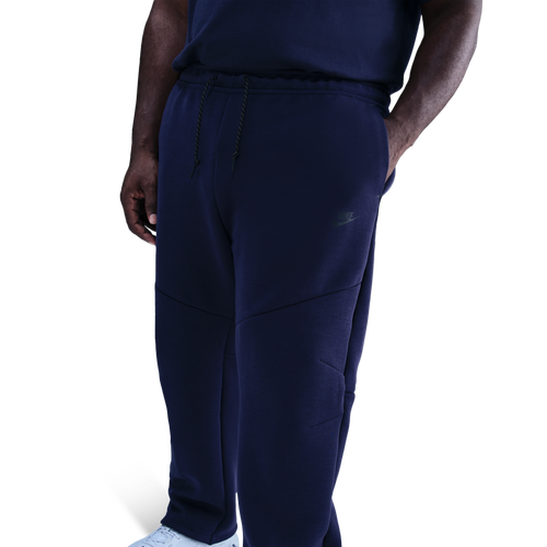 MENS - Nike Tech Fleece Open Hem Pants - Obsidian/Black