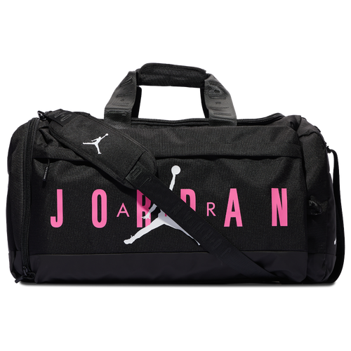 Shop Jordan Velocity Duffel Medium In Pinksicle/black