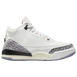 Boys' Preschool - Jordan Retro 3 - White/Black/Red