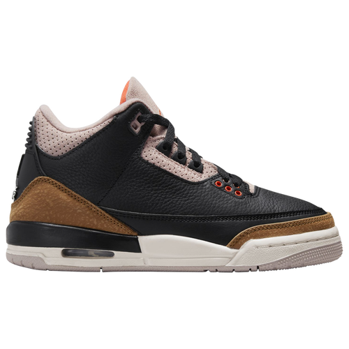 

Boys Jordan Jordan Retro 3 - Boys' Grade School Basketball Shoe Black/Orange/Beige Size 03.5