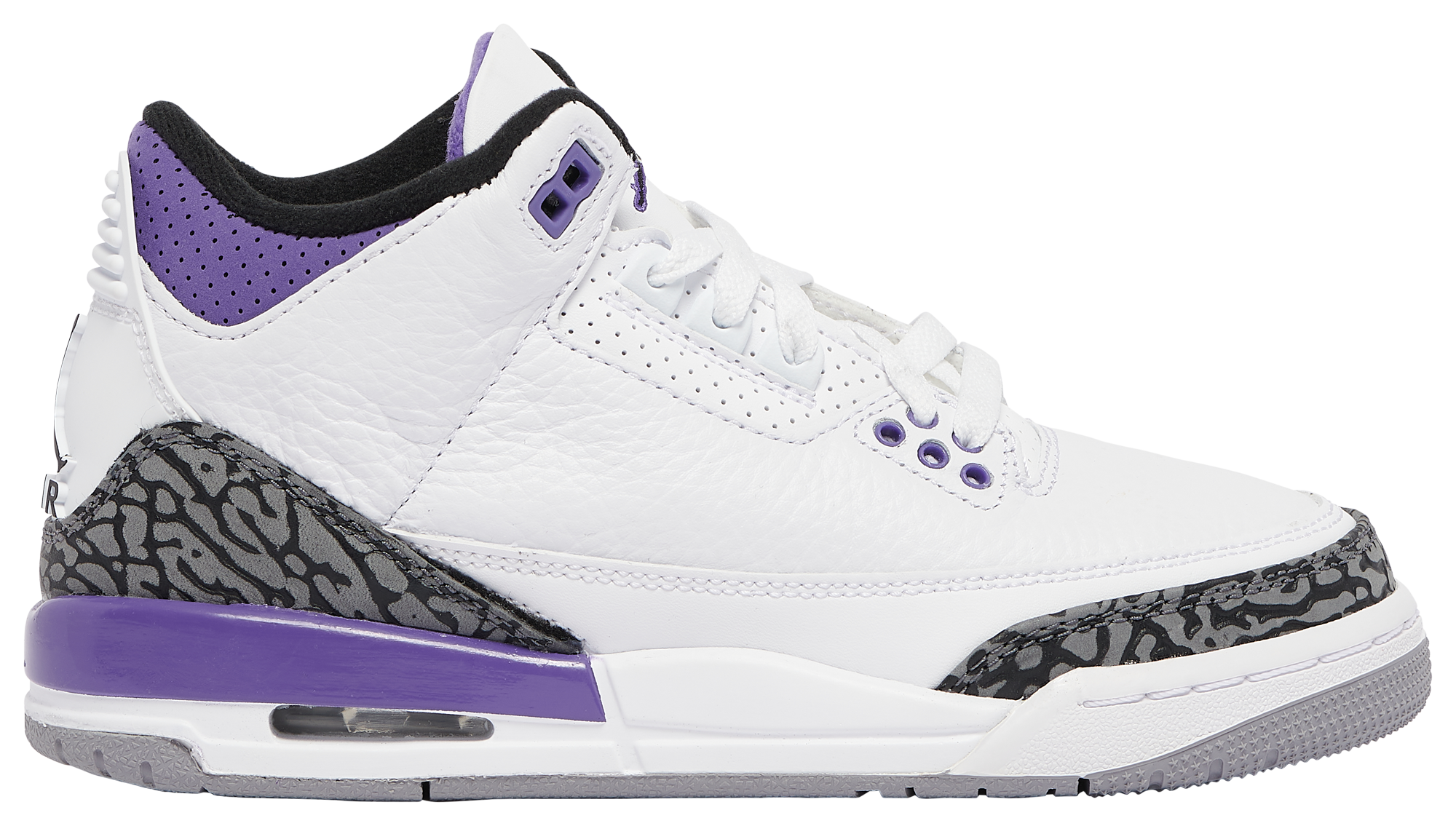 jordan 3 black and purple