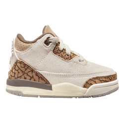 Boys' Toddler - Jordan Retro 3 - Brown/Gold/Wheat