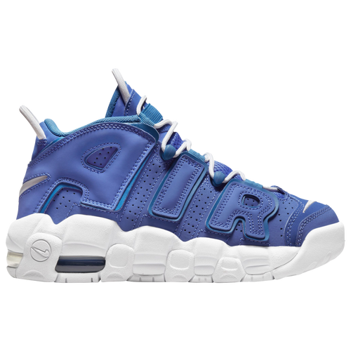 

Nike Boys Nike Air More Uptempo - Boys' Grade School Basketball Shoes Med Blue/White Size 06.0