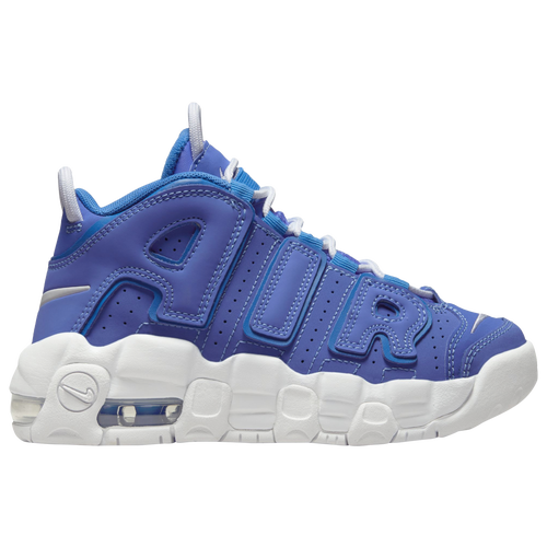 

Boys Preschool Nike Nike Air More Uptempo - Boys' Preschool Basketball Shoe Med Blue/White Size 11.0