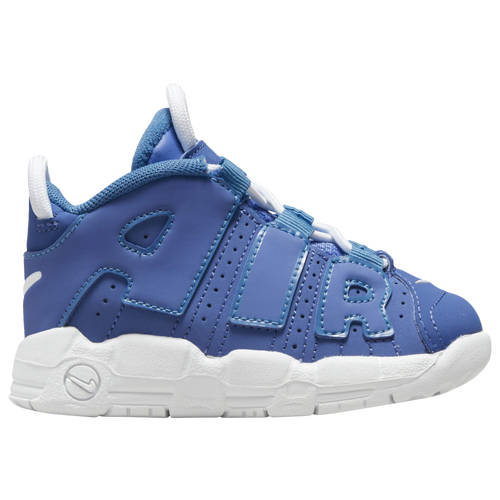 

Nike Boys Nike Air More Uptempo - Boys' Toddler Running Shoes Med Blue/White Size 6.0