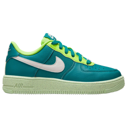 Boys' Grade School - Nike Air Force 1 Crater - Green/Volt