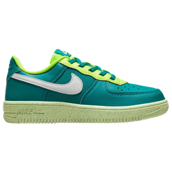 Boys' Preschool - Nike Force 1 Crater - Bright Spruce/Volt/Phantom