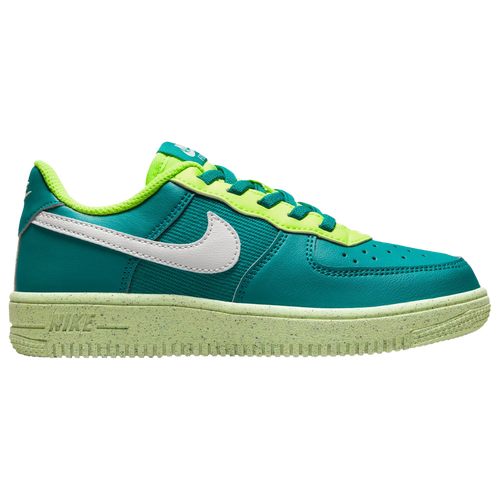 Nike Kids' Boys  Air Force 1 Crater In Green/volt