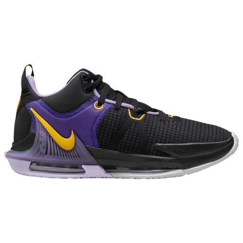 

Nike Mens Nike LeBron Witness VII - Mens Basketball Shoes Purple/Black/Gold Size 10.0