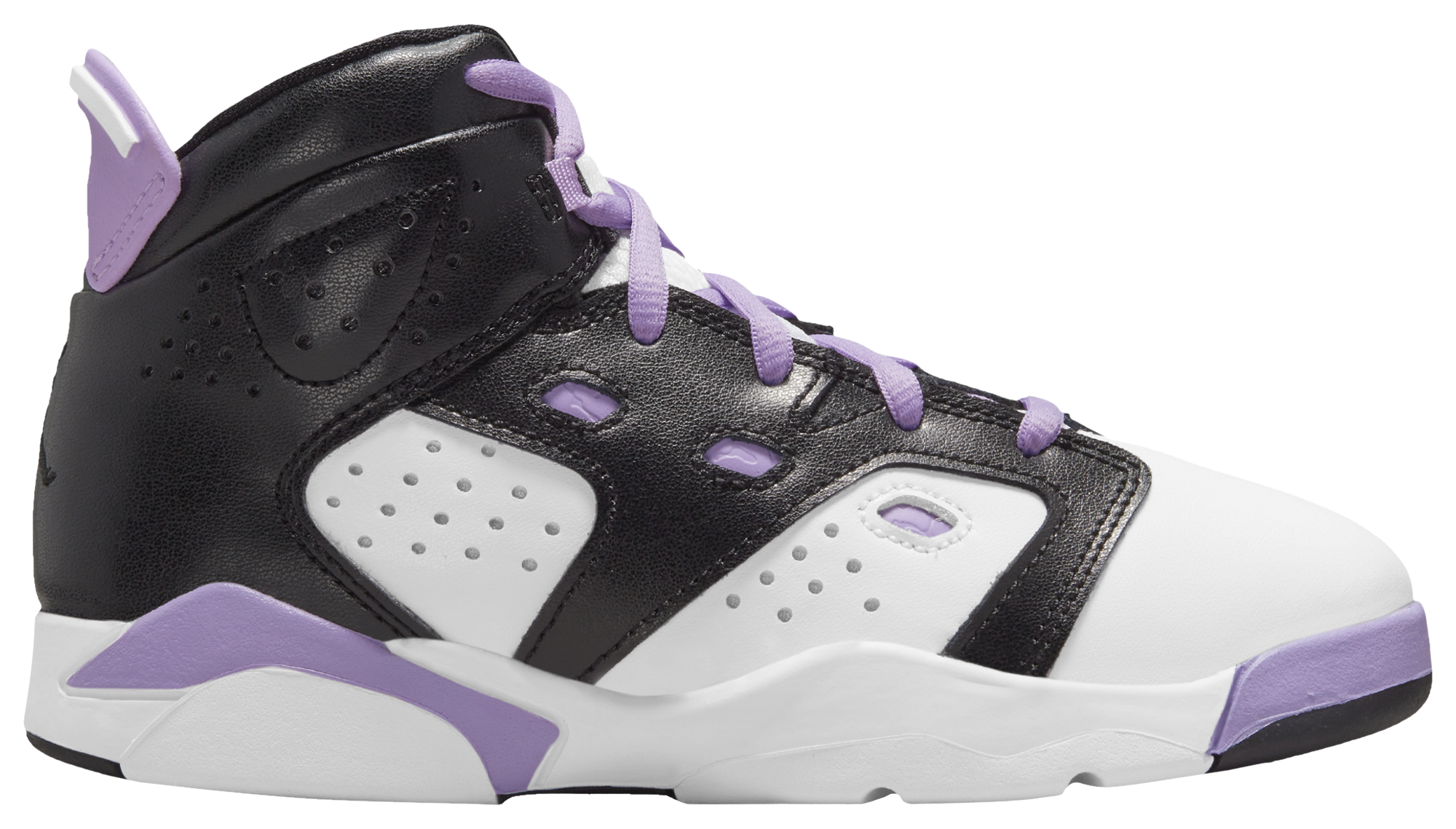 purple and white jordans foot locker