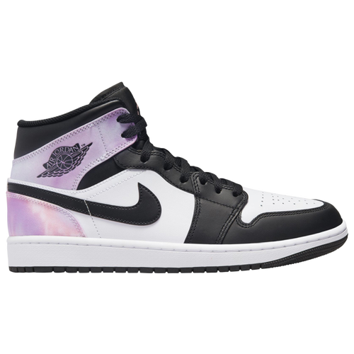 

Jordan Mens Jordan AJ 1 Mid SE - Mens Basketball Shoes Purple/White/Black Size 11.0