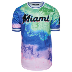 Men's - Pro Standard Marlins Tie Dye T-Shirt - Multi