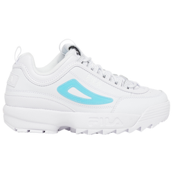 Girls' Grade School - Fila Disruptor II - White/Bluefish