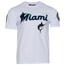 Pro Standard Marlins Retro Logo T-Shirt - Men's White/White
