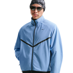 Men's - Nike Tech Shori Knit Track Jacket - Black/Blue