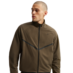 Men's - Nike Tech Shori Knit Track Jacket - Black/Dark Hazel