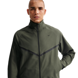 Men's - Nike Tech Shori Knit Track Jacket - Cargo Khaki/Black