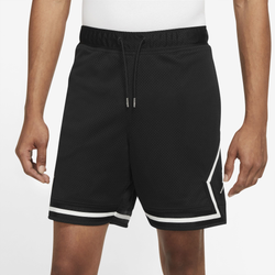 Men's - Jordan Essential Statement Diamond Mesh Shorts - Black/Black