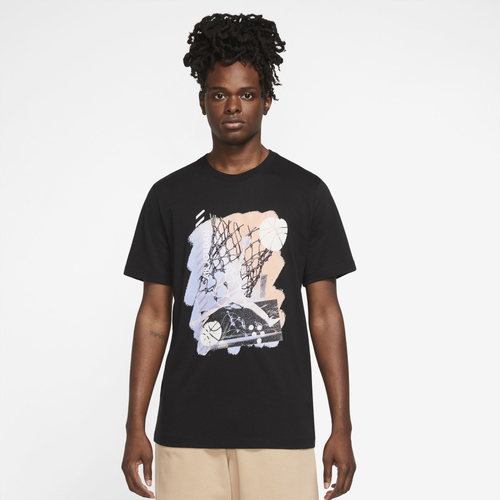 

Jordan Mens Jordan Brand Graphics Crew 1 - Mens Black/White Size S