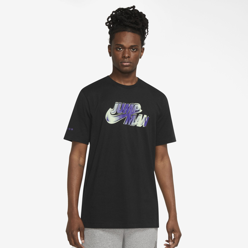 

Jordan Mens Jordan Jumpman Graphics Crew - Mens Black/Purple Size L