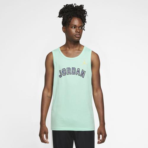 

Jordan Mens Jordan Sport DNA Graphic Tank - Mens Green/Green Size L